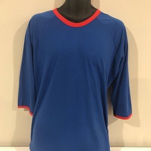 LuLaRoe 3/4 Sleeve XL Blue